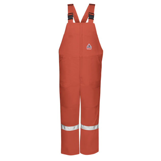 BulwarkFR-blcs-midweight-insulated-bib-overall-reflective-vis-orange-front