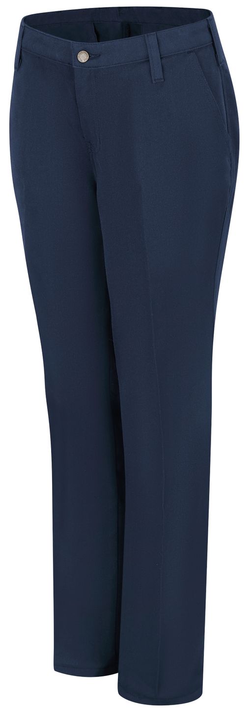Workrite FR Women's Pants FP45, Station No. 73 Uniform Navy Front