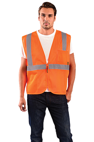 Occunomix ECO-IMZ Mesh Standard Vest With Zipper Example