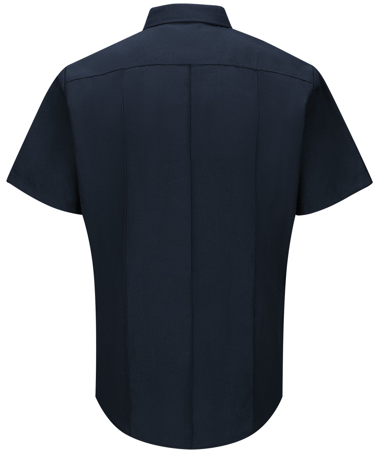 Workrite FR Firefighter Shirt FSF2 Classic Short Sleeve Midnight Navy Back