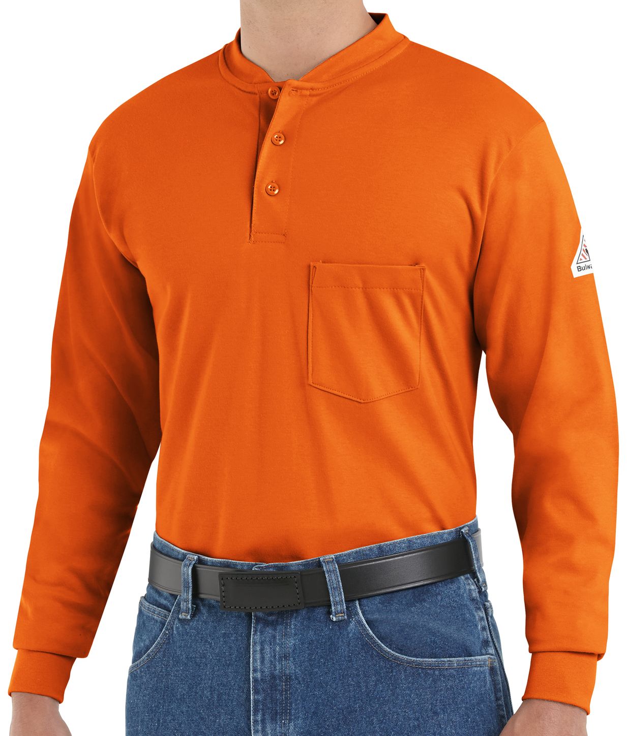 bulwark-fr-henley-sel2-lightweight-tagless-orange-example.jpg