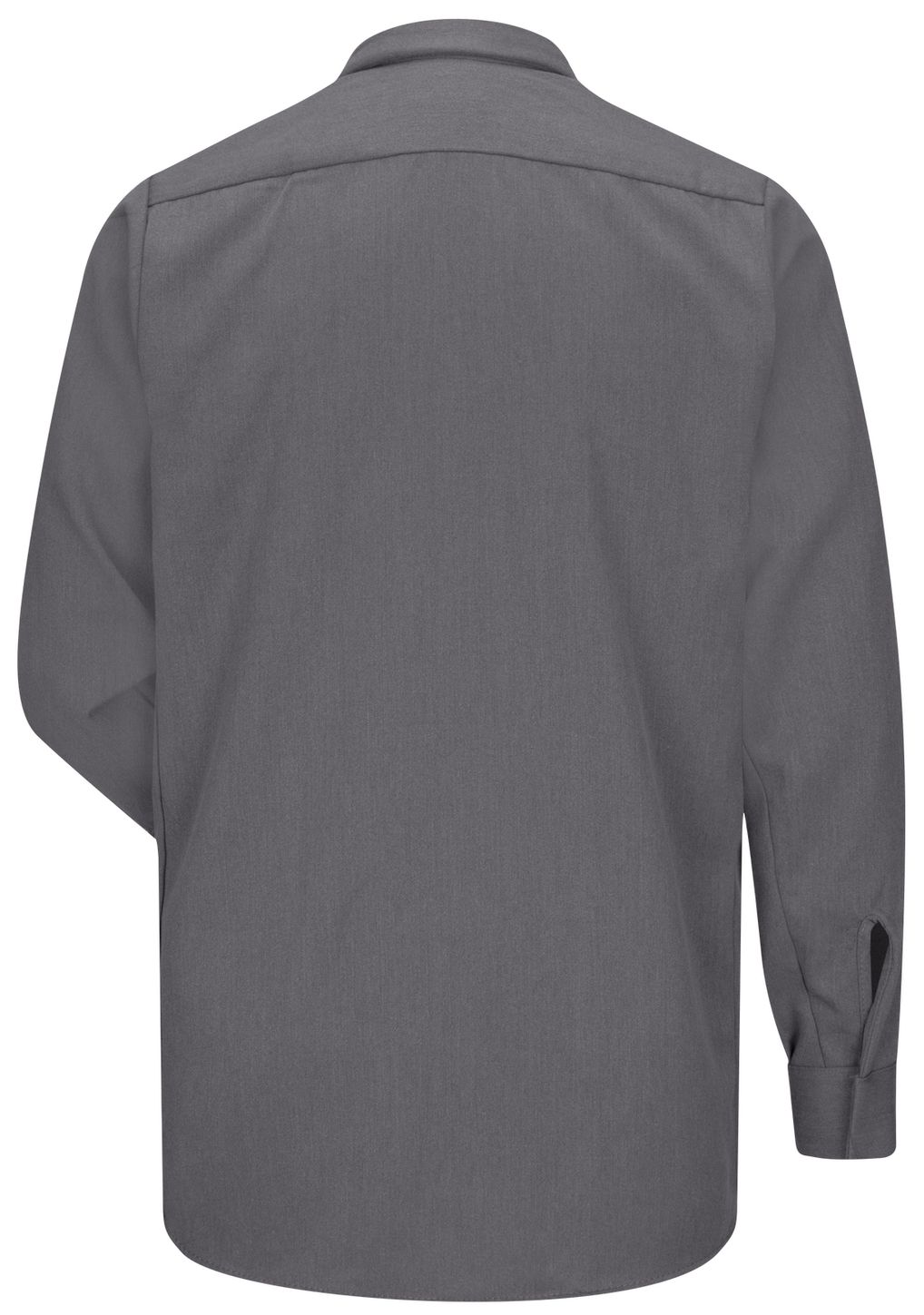 bulwark-fr-shirt-sms2-midweight-pocketless-concealed-gripper-work-grey-back.jpg