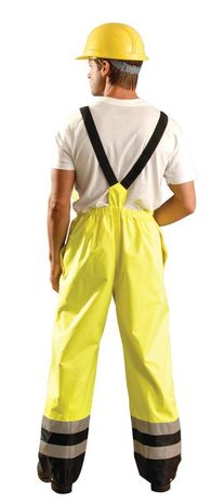 Occunomix LUX-TENBIB Hi-Viz Breathable Bib Pants Back