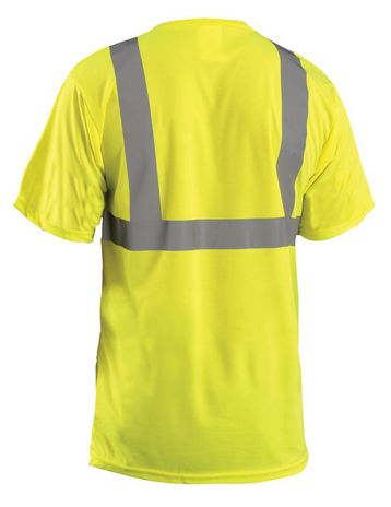 Occunomix LUX-SSETP2B Hi-Viz Short Sleeve Wicking Birdseye T