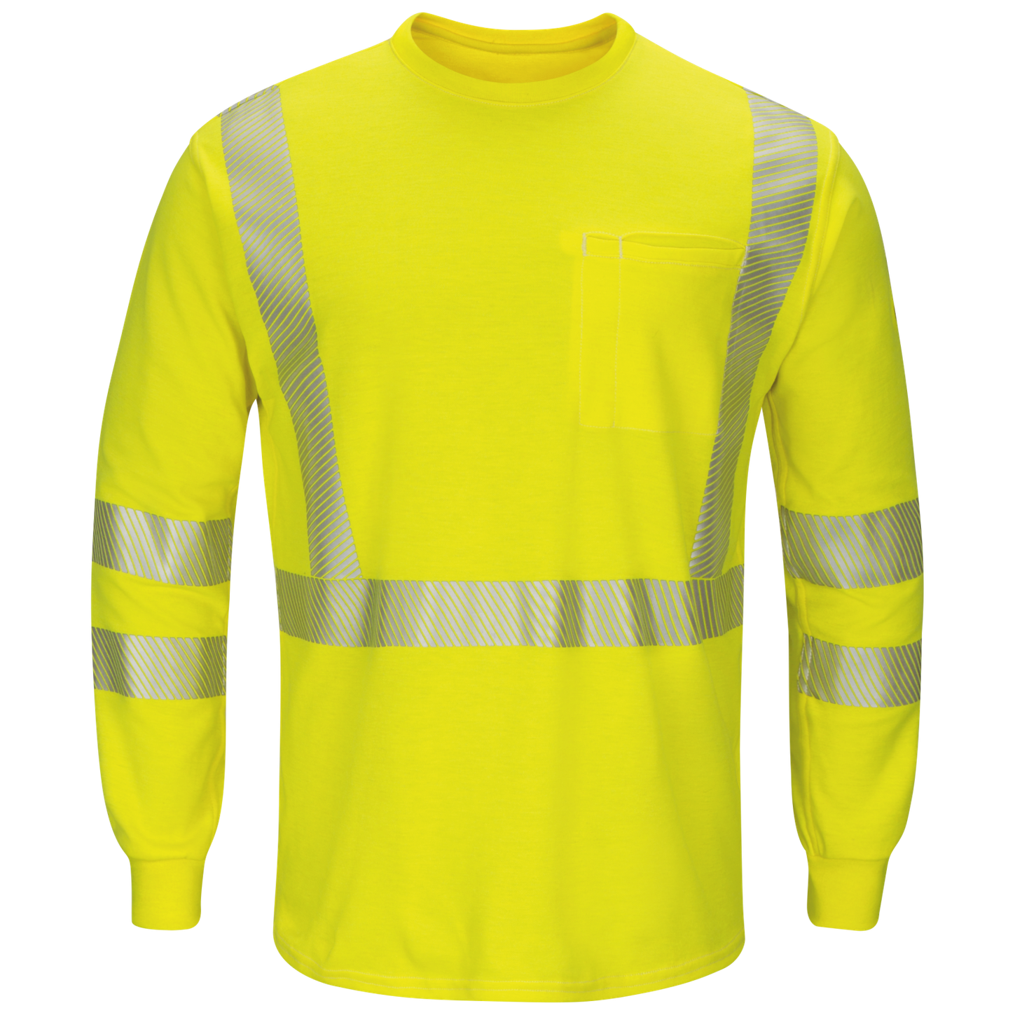 Bulwark-smk8-insect-long-sleeve-yellow-green-front