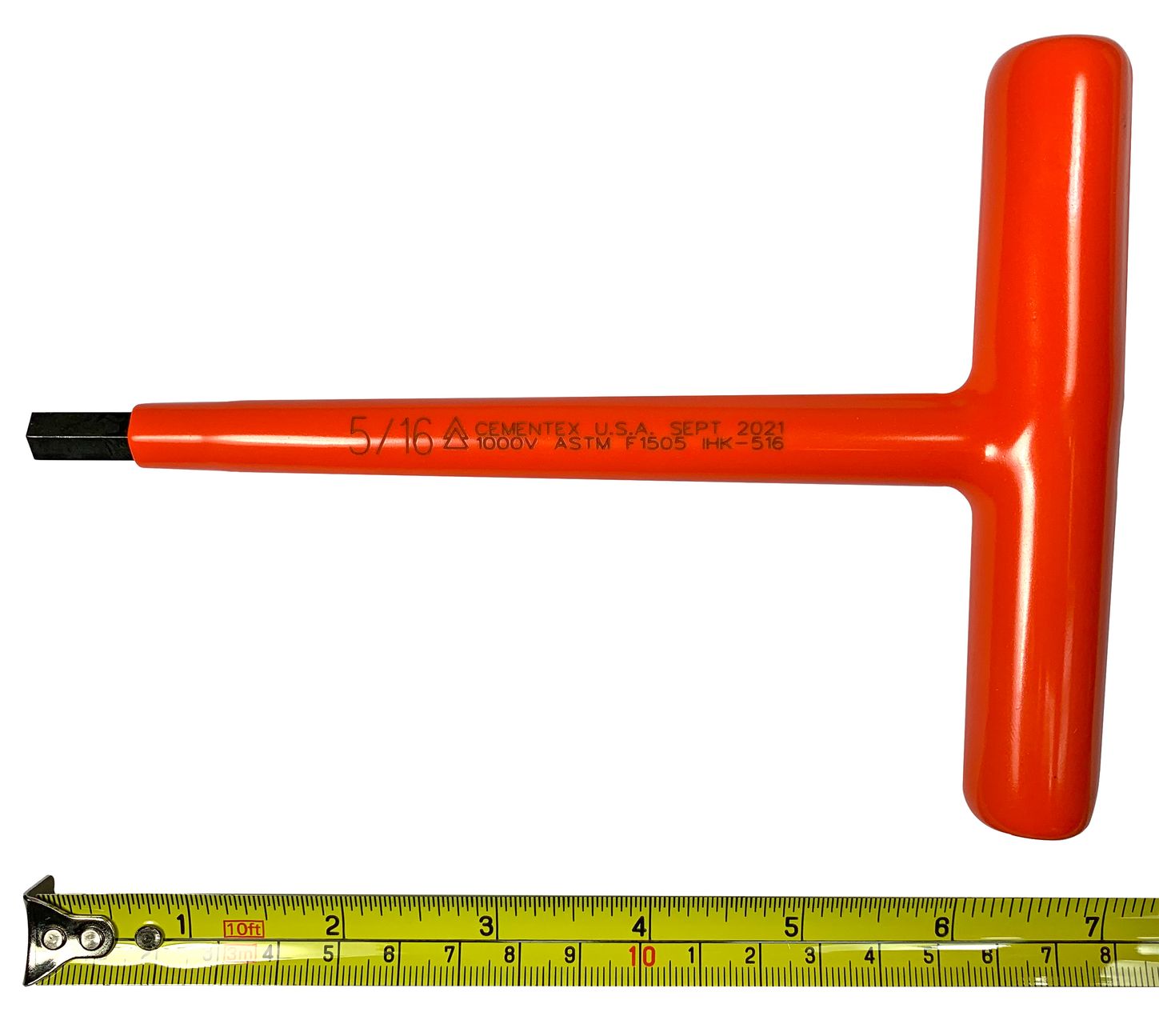 Cementex IHK-516 Insulated T-handle Hex Allen Key Wrench Size