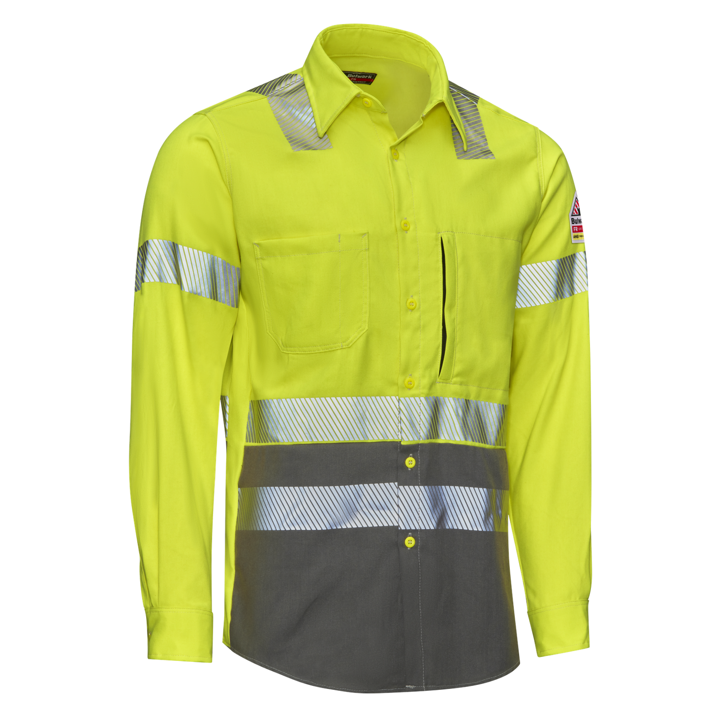 Bulwark-fr-s1b2-hi-vis-uniform-shirt-side