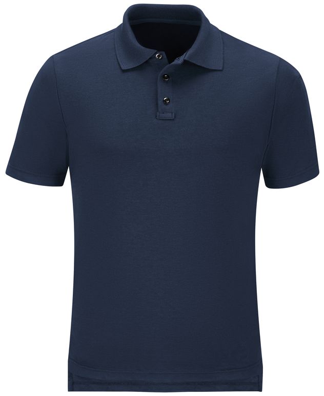 Workrite FR Polo Shirt FT10, Short Sleeve, Station Wear Navy Front