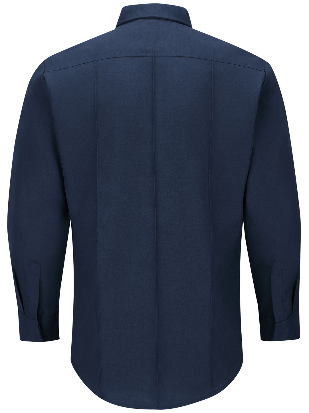 Workrite FR Firefighter Shirt FSF0 Classic Long Sleeve Navy Blue Back