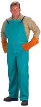 Chicago Protective 9 oz Green Proban Fire Resistant Bib Overall