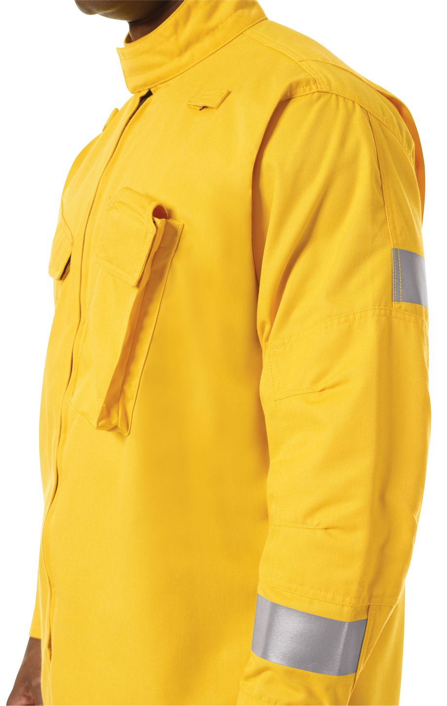 Workrite FR Jacket FW81, Relaxed Fit Wildland Yellow Example