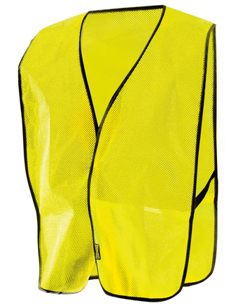 Occunomix LUX-XNTM Hi-Viz Mesh Vest, NON-ANSI Yellow Front