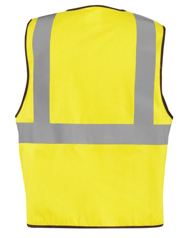Occunomix LUX-XFR Hi-Viz Flame Resistant NON-ANSI Solid Vest Yellow Back