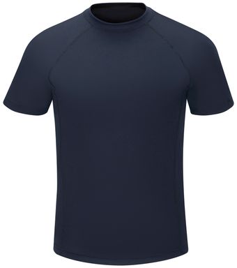Workrite FR Station Wear Tee FT36, Base Layer, Athletic Style Navy Front