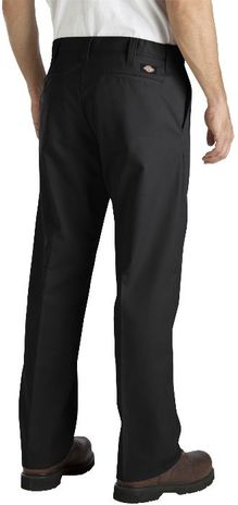 methodology Pensioner Moist Dickies LP817 Industrial Flat Front Comfort Waist Pant — Waist Size: 28,  Garment Primary Color: Black — Legion Safety Products