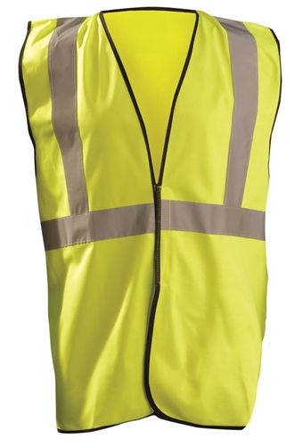 Occunomix ECO-G High Visibility Solid Standard Vest Front Yellow