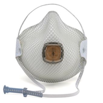 Moldex HandyStrap Respirator 2700N95 with Valve - N95 Protection White