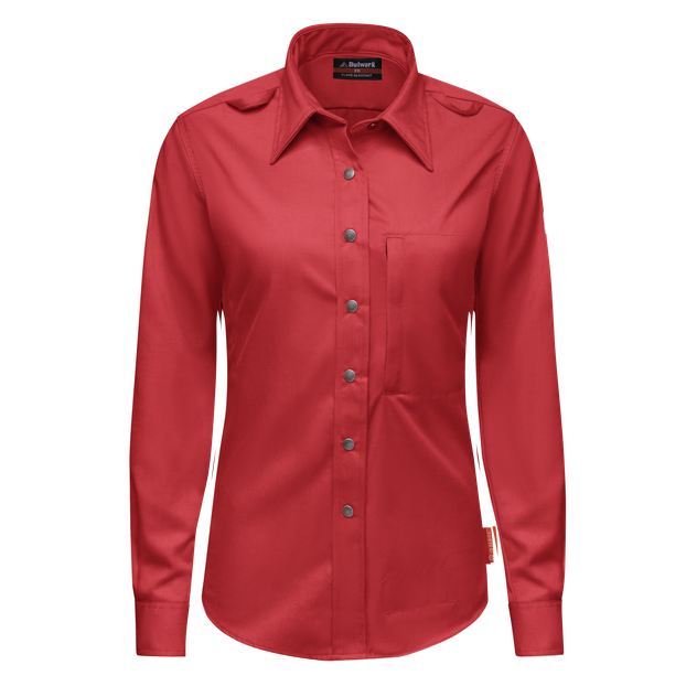 Bulwark-fr-qs27-womens-iq-series-midweight-comfort-woven-shirt-front