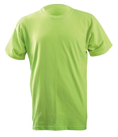 Occunomix LUX-300 Hi-Viz Classic Cotton T-shirt Lime Front