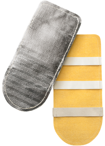 Steiner Double Layer Back Pads 15A76-13 Aluminized Top Goldenglass Bottom