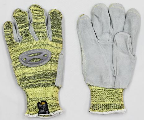 kevlar glove reinforced with steel threads