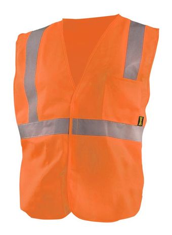 Occunomix Class 2 ECO-IS Solid Standard Vest Front Orange