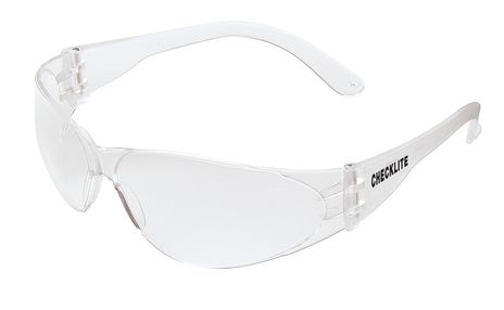 MCR Safety Crews Checklite Glasses Clear Coated
