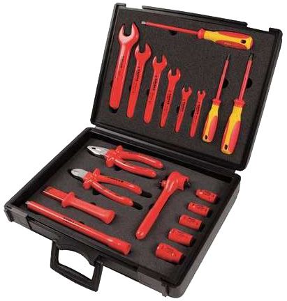 Knipex 7 Piece Pliers / Screwdriver Tool Set w/Lineman - Insulated