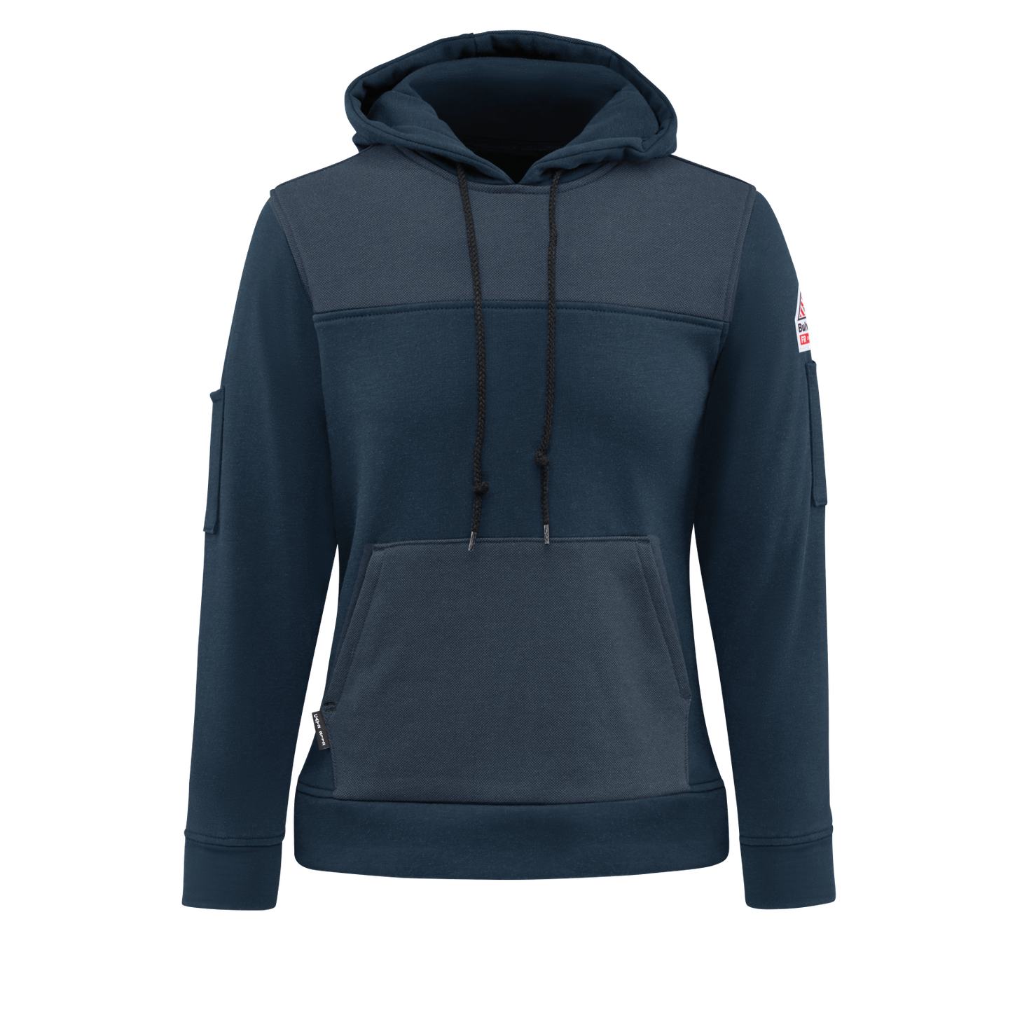Bulwark-fr-smm5-womens-fleece-hoodie-navy-front1