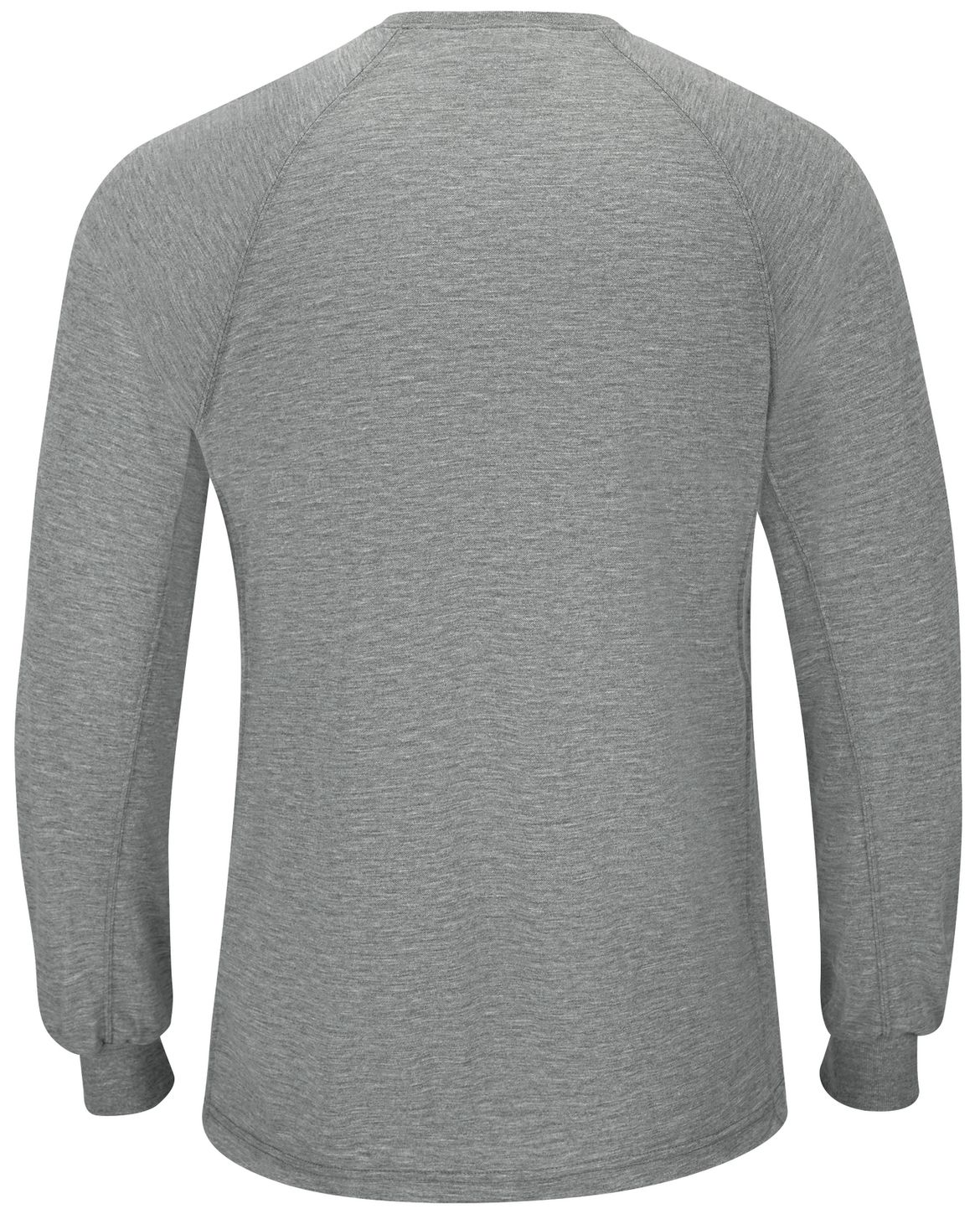 Workrite FR Long Sleeve FT40, Station Wear Tee, Athletic Style Heather Grey Back