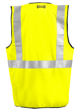 Occunomix OccuLux High Visibility Economy Vest LUX-SSGZ Back