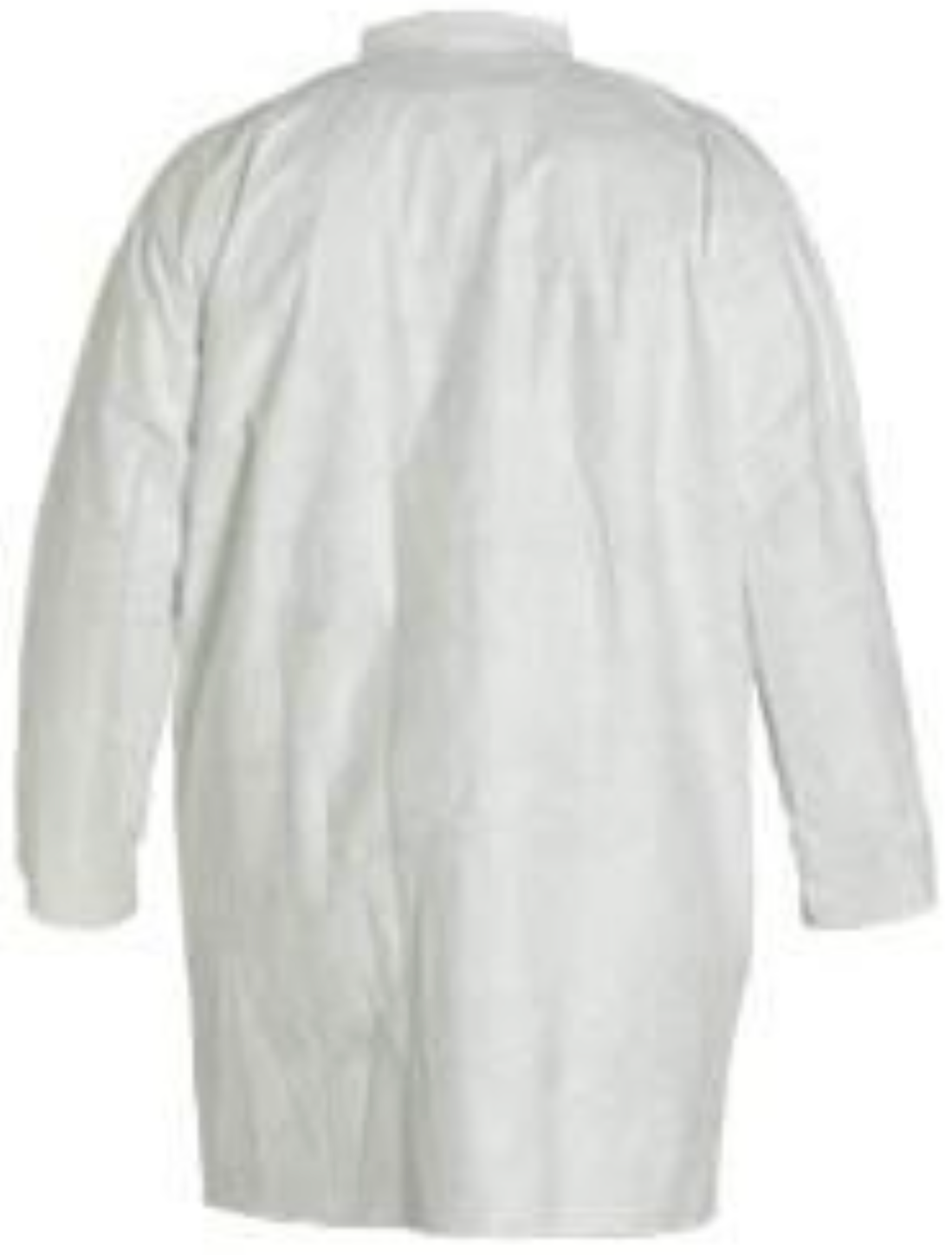 DuPont Tyvek Frock with Open Wrists & Front Snap Closure - TY210SWH Back