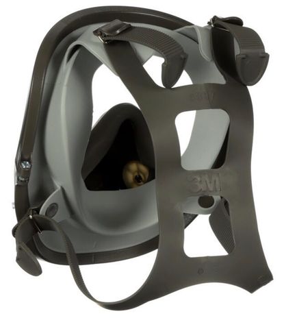 3M 6000 Series Full Face Respirator Back