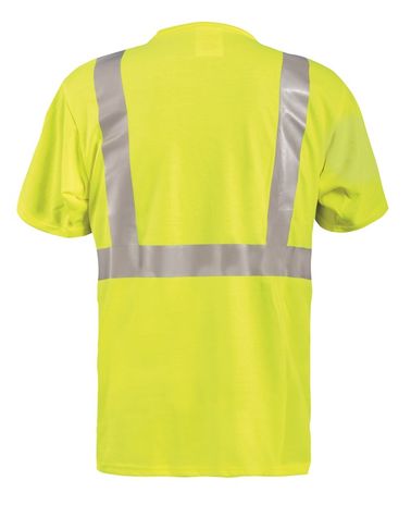 Occunomix LUX-TP2/FR Hi-Viz Flame Resistant Short Sleeve T-Shirt Back