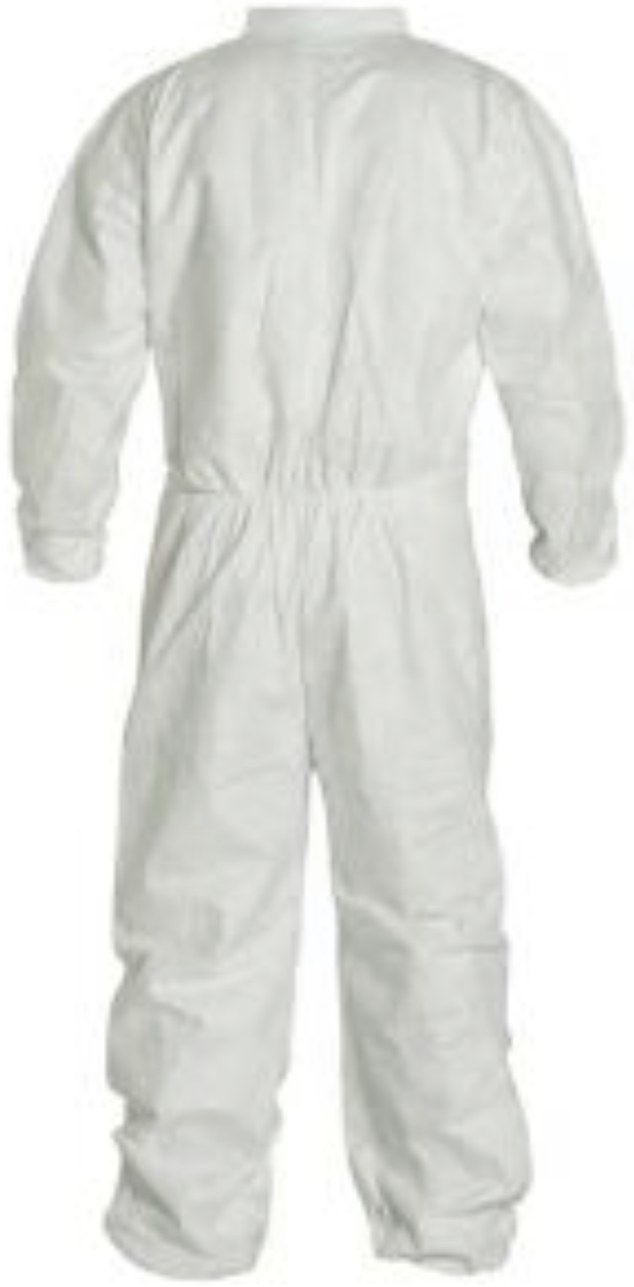 DuPont™ Tyvek® Disposable Coverall with Elastic Wrists & Ankles ...