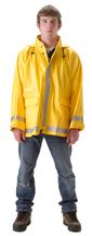 nasco arclite arc flash yellow rain jacket
