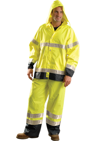 Occunomix LUX-TJRGT High Visibility Breathable Waterproof Rain Jacket ...