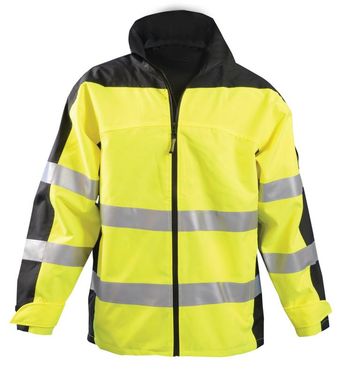 Occunomix SP-BRJ Hi-Viz Breathable Rain Jacket, Class 3 Front