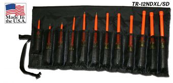 Cementex TR-12NDXL/SD Insulated Nut Driver/Screw Driver Kit, 12PC