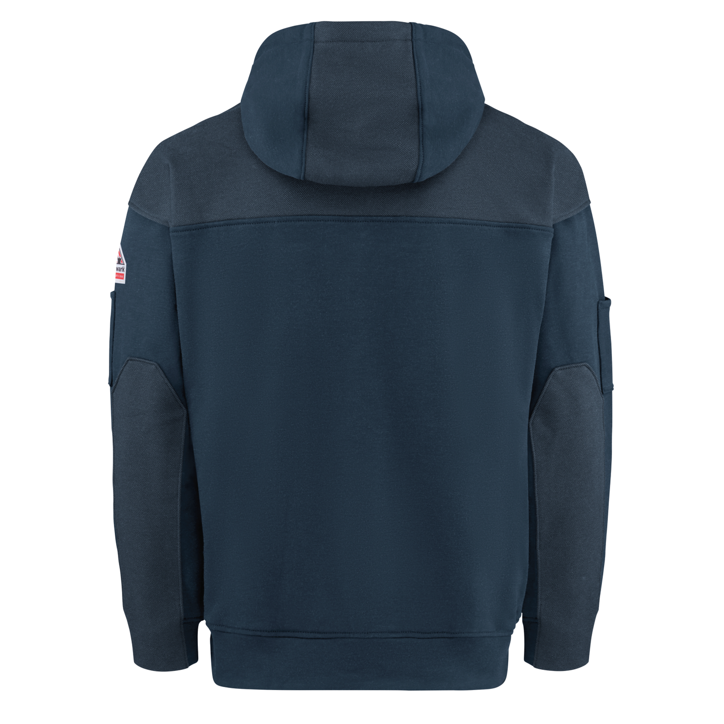 Bulwark-fr-smm4-mens-fleece-hoodie-navy-back