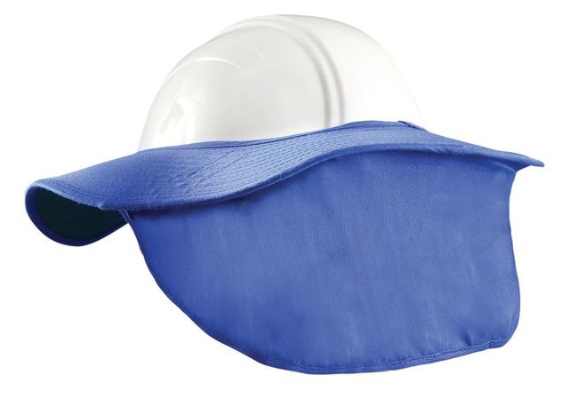 Face Occunomix MiraCool Stow-Away Hard Hat Sun Shade Protects Neck 