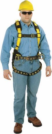 MSA Workman Construction Harness - Back Side