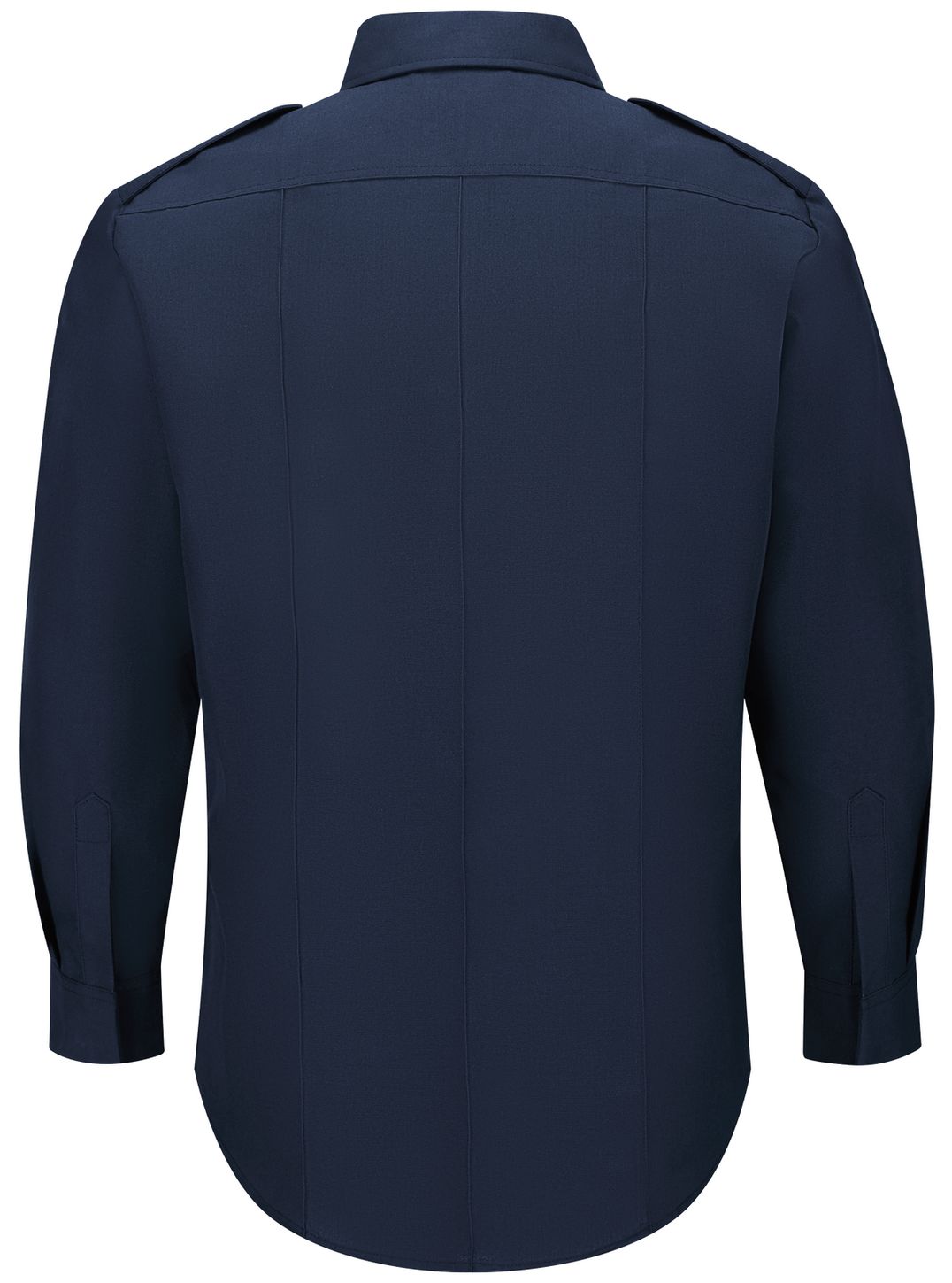 Workrite FR Fire Chief Shirt FSC4 Classic Long Sleeve Navy Back