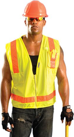 Occunomix OccuLux Hi-Vis Surveyors Vest LUX-SSLSDZ Example