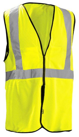 海外から輸入 Occunomix ECO-GC2T Vest Mesh Tone Two Visibility High 安全・保護用品