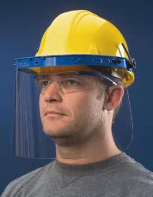 Crews 101 Nylon Faceshield On Hard Hat