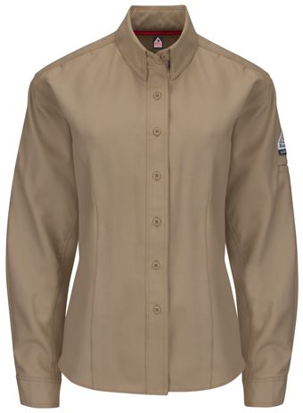 bulwark-women-s-fr-shirt-qs41-iq-series-long-sleeve-endurance-collection-khaki-front.jpg