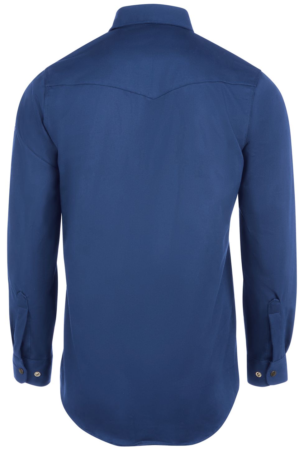 bulwark-fr-shirt-ses2-midweight-excel-snap-front-uniform-royal-blue-back.jpg