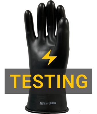 Cementex IGK0-14-9 High Voltage Gloves Kit, Class 0, Sz9 w/ Cert