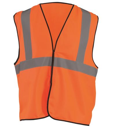 Occunomix ECO-G High Visibility Solid Standard Vest Front Orange